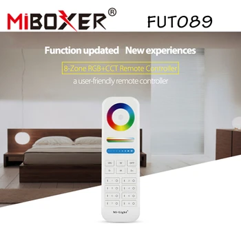 Miboxer FUT089 2.4 GHz de la Distanță Controler 8 Zone de Control RGB+CCT Controler LED Proiector Bec de Control Includ montare pe Perete