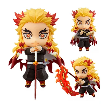 10cm Demon Slayer: Kimetsu nu Yaiba Figura Anime Kyojuro Rengoku Acțiune Figura Tomioka Giyuu Figura de Colectare Model de Papusa Jucării