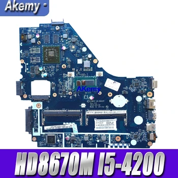 E1-572G placa de baza Pentru Acer E1-572 V5-561G Placa de baza V5WE2 LA-9531P I5-4200 CPU HD8670M GPU Test de munca 100% original