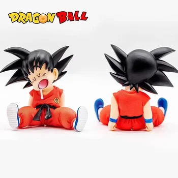 Dragon Ball Z Figura Anime Copilărie Son Goku Dormit Scena Accesorii figurina PVC Modelul de Colectare pentru Copii Păpuși Jucării