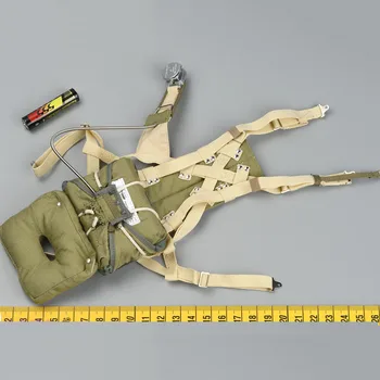 1/6 FĂCUT sex Masculin de-al doilea Război Mondial din Africa de Nord Pilot Parasuta Geanta Model de Acțiune Figura Model de Jucărie Accesorii