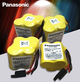 Panasonic Original 4buc/lot BR-2/3AGCT4A acumulator 6v PLC BR-2/3AGCT4A baterii litiu-ion centura Neagra cârlig plug