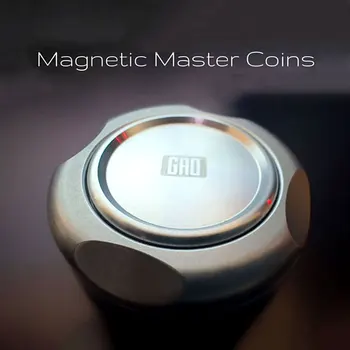 Gao Studio Magnetic Master Monede Frământa Spinner EDC Adult Metal Frământa Jucării Autism ADHD Parte Spinner Anti-anxietate, Stres de Relief