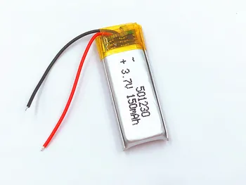 3.7 V 150mAh 501230 Litiu-Polimer Li-Po Baterie Reîncărcabilă Pentru DIY Mp3 GPS bluetooth setul cu cască căști