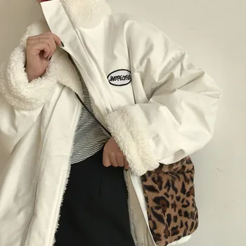 2021 Noua Moda Teddy Haină De Blană Femei Fleece Jachete De Iarna Jacheta Faux Blană De Miei Kawaii Strat De Studenți Coreeni Parka Supradimensionate