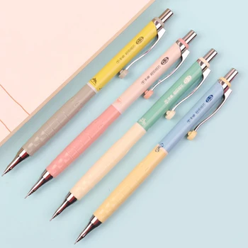 0,3 mm Drăguț Colorate din Plastic Creion Mecanic Simplu Proaspete Automate Creion Set De Rechizite Școlare coreean Kawaii Papetărie
