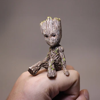 6cm Avengers Acțiune Figura Copac Om Groot Figurine Drăguț Kawai Jucarii Papusa Decor de Colectare Model de Decorare Cadou de Crăciun