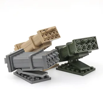 Lansator de rachete tanc Militar Soldat MOC Blocuri de Constructii Playmobil City Accesoriu Modern SWAT Mini Piese de Caramida Cifre Jucarii