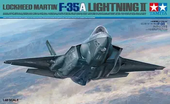 Tamiya 61124 1/48 Lockheed Martin F-35A LIGHTNING II w/Stealth/AtoA/Beast Mode