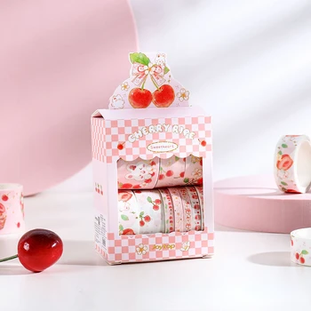 Cherry Mână Cont Banda de Autocolant Student Drăguț Fată Japoneză și Bandă de Hârtie Decor Ins Vânt DIY Jucărie Drăguț Cadou