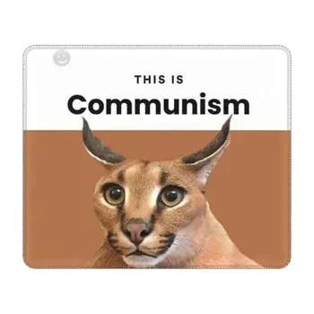 Comunismul Floppa Meme Drăguț Mouse Pad Personalizat Anti-Alunecare de Cauciuc de Bază de Gaming Mousepad Accesorii Caracal Pisica PC de Birou Birou Mat