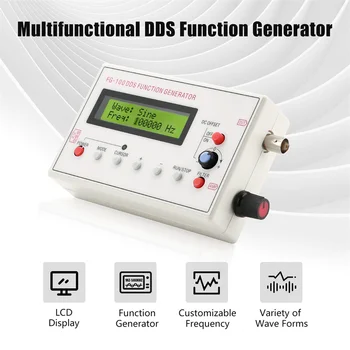 DDS Funcția de Generator de Semnal Contor de Frecvență FG-100 Generator de Funcții Sursă de Semnal Contor Frecvență 1Hz - 500KHz