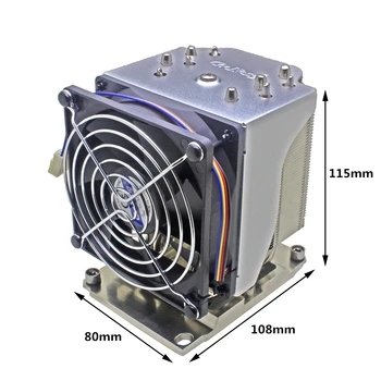 3U 4U Server CPU COOLER Radiator Radiator de Răcire Ventilator pentru procesor Intel Xeon LGA3647 Înguste ILM de Lucru Calculator Industrial