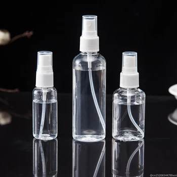 30/50/100 Ml Portabile Reîncărcabile Sticle Goale Transparent De Călătorie Spray Sticla De Plastic Atomizor Mini Design Lichid Dispensa