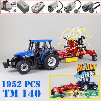 NOU 1:17 model la scară de fermă Pottinger SUS 762C grebla tractor bloc distanță de asamblare model de jucărie baiat cadou de ziua de nastere