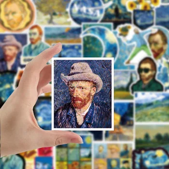 10/30/50PCS Pictura de Van Gogh Autocolante pentru Laptop Scrapbooking Telefon rezistent la apa Estetice Graffiti Pachete de Autocolant Copil Jucărie