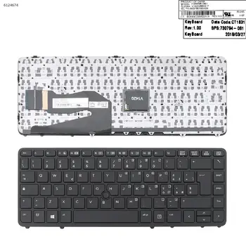SE italiană Noua Tastatura pentru HP EliteBook 840 840 G1 G2 850 850 G1 G2 740 G1 740 G2 Laptop Cadru Negru cu Indicator NU cu iluminare din spate