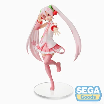 SEGA Original Hatsune Miku Sakura Miku 2022 Veritabilă Colecție de Model Figura Anime de Actiune jucarii si Cadouri pentru copii