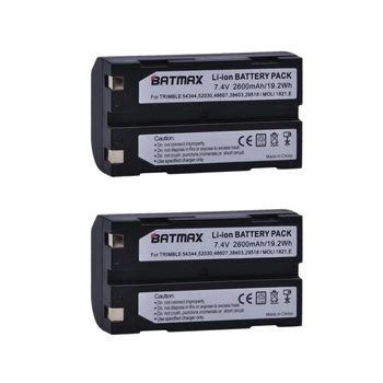 Batmax 2PC 2600mAh 54344 Baterie pentru Trimble 54344,29518,46607,52030,38403,R8,5700,5800, R6, R7, R8, R8 GNSS,MT1000 Receptor GPS