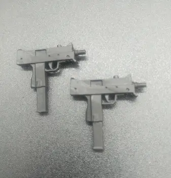 Două Miniatură mitraliere 1/12 Scară Armă de Model Pentru 6