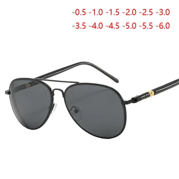 Femei Bărbați Miopie ochelari de Soare Cu Grad de Conducere Clasic Scurt cu deficiențe de vedere Ochelari Dioptrii SPH -0.5 -1.0 -1.5 -2.0 -2.5 T0 -6.0