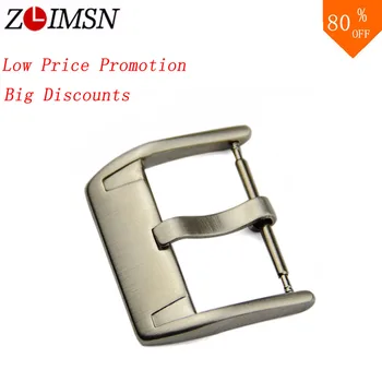 ZLIMSN Noi 20 mm 22 mm, Catarame Pentru Bărbați Argintiu Periat din Oțel Inoxidabil Ceas Catarama 2018 Reducere Mare