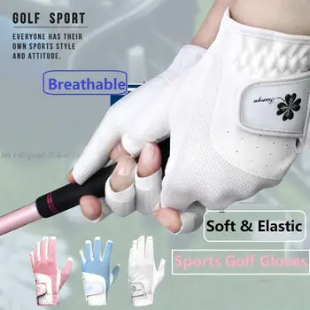 1Pair Degete Femei Mănuși de Golf Doamnelor Moda Prindere Mănuși Pentru Golf, Drumeții, Caiac Paddling de Conducere Stânga Și Dreapta