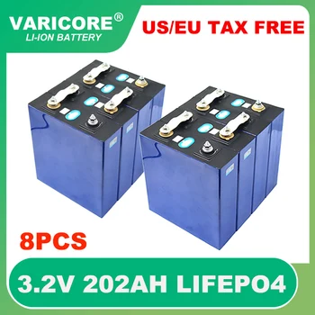 4-8 3.2 V 202Ah LiFePO4 Baterie 3.2 v Litiu fosfat de fier baterii Pentru RV Rulote Golf Off-Road Vântul Solar TAX FREE