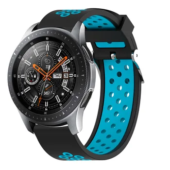 Silicon bratara pentru Samsung Gear S3 Clasic de Frontieră Galaxy watch 46mm SM-R800 watch band brățară Pentru Ceas Huawei GT activ