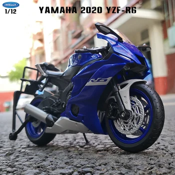 Welly 1:12 Fierbinte Stil Nou YAMAHA 2020 YZF-R6 HONDA 2020 Original Autorizat de Simulare Aliaj Model de Motocicleta Mașină de Jucărie de Colectare