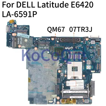 KoCoQin Laptop placa de baza Pentru DELL Latitude E6420 Placa de baza NC-0R8MM9 0R8MM9 PAL50 LA-659BP QM67