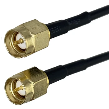 1buc RG174 SMA Plug de sex Masculin să-SMA Male Conector Coaxial RF Jumper Coadă Cablu Pentru Antenă Radio 4inch~5M