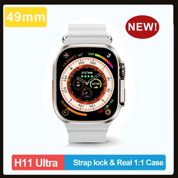 NOU! H11 Ultra Smart Watch pentru Barbati 49mm GPS NFC Smartwatch Aliaj de Titan pentru Android IOS cu Curea de Blocare Modul Sport Fitness