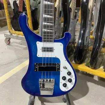 Ricken 4003 Backer Bass Chitara Electrica Albastru Transparent Culoare Chrome Hardware De Înaltă Calitate Guitarra Transport Gratuit