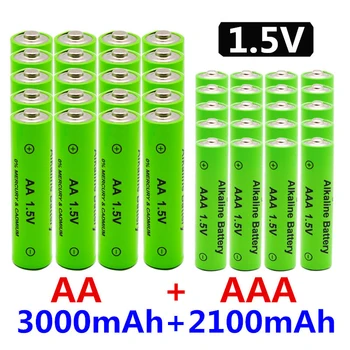 1.5 V AA + AAA NI-MH AA Baterii Alcaline AAA 2100-3000mah Pentru Lanterna Jucării Ceas cu MP3 Player Înlocui Ni-Mh Baterie