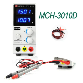 MCH-K3010D 0 ~ 30V 0 ~ 10A Portabil Mini DC reglementate Reglabile DC de alimentare telefon Mobil / laptop reparații putere