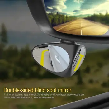 2 în 1 Rotație de 360 de Grade față-Verso Blind Spot Mirror Inversarea Parcare Auxiliare Masina Oglinda retrovizoare