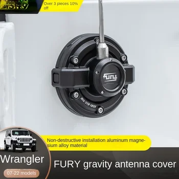 07-22 pentru jeep Wrangler JL modificat accesorii Gravitatea antena capacul bazei Decorative 4xe auto
