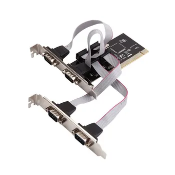 PCI cu port serial COM RS232 db9 4 port serial 9pin desktop expansiune PCI adapter