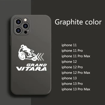 Oficial Original Silicon Telefon Caz Pentru iPhone 11 13 12 Pro Max Pentru suzuki Grand Vitara Accesorii pentru Motociclete
