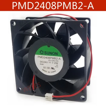 Bine Testate Pentru SUNON PMD2408PMB2-O DC 24V 7.2 W Cooler CPU Radiator Axial Invertor Fan 8038 80x80x38mm 8cm 80mm