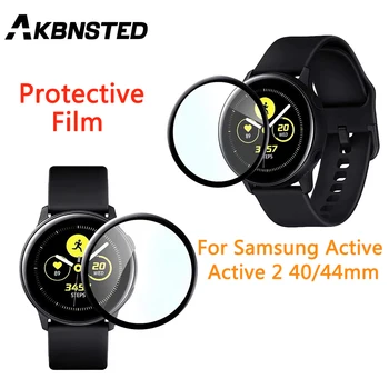 AKBNSTED 5D HD Trmpered Sticla Pentru Samsung Galaxy Watch Active de Frontieră Ecran Protector de Sticlă Pentru Galaxy Watch Active 2 40/44mm