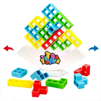 Echilibru Joc Swing High Blocuri de Puzzle pentru Copii Desktop Frământa Jucării Multiplayer Interacțiune Partid Jucărie de Învățământ
