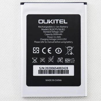 2022 Anul Original Qukitel C8 Baterie de 3000mAh Nou 5.5 inch C8 Baterie de Telefon Mobil