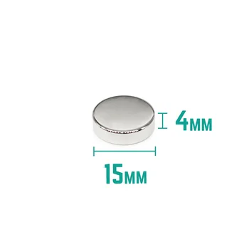 5/10/20/50PCS 15x4 mm Disc Puternic Cilindru de pământuri Rare Magnet 15mmx4mm N35 Rotund Magneți din Neodim 15x4mm 15*4 mm