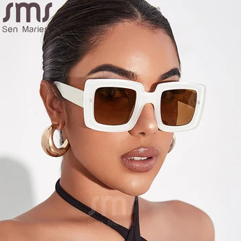 Supradimensionat ochelari de Soare pentru Femei Big Cadru de Epocă Pătrat Ochelari de Soare Barbati UV400 Conducere Nuante Clasice, Ochelari de protecție Ochelari de Gafas