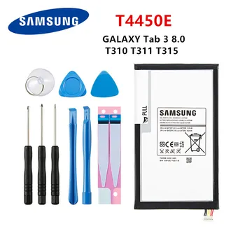 SAMSUNG Orginal Tableta T4450E Baterie 4450mAh Pentru Samsung Galaxy Tab 3 8.0 T310 T311 T315 SM-T310 T3110 E0288 E0396 +Instrumente