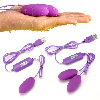 20 Viteze Vibratoare Jucarii Sexuale Pentru Femei Usb Ou Vibrator G-Spot Vagin Masaj Stimulator Clitoris Sex Ou Glonț Ou Vibrator