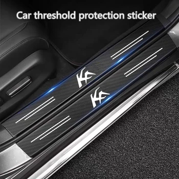 Fibra De Carbon Autocolant Auto Auto Ușă Portbagaj Protectoare Anti Scratch Decal Pentru Ford Ka 2022 2021 2020 2019 2018 2017 2016 2015 2014