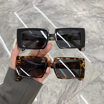 KAMMPT Epocă Dreptunghi ochelari de Soare Pentru Femei, Barbati de Brand Designer de Colorat Ochelari de Soare de sex Feminin de Ochelari de Oculos De Sol UV400